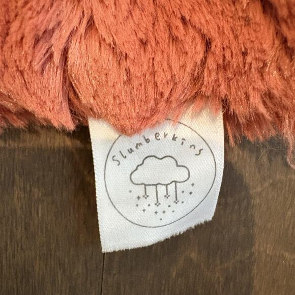 Slumberkins Alpaca Llama Snuggler Lovey Plush Security Blanket Rust Brown Soft - Picture 4 of 9